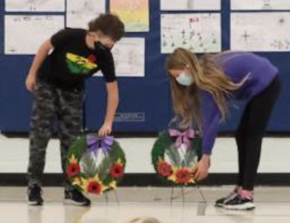 St. Olivier School Offers Remembrance with Honour