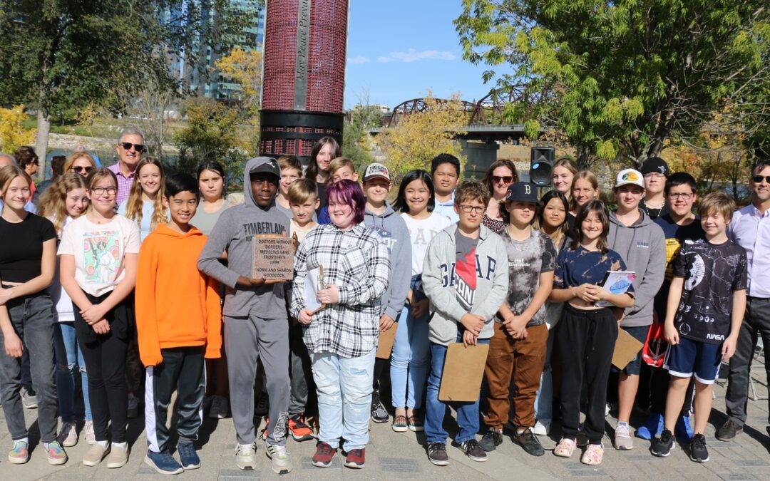 St. Anne students honour Nobel Laureate Doctors Without Borders