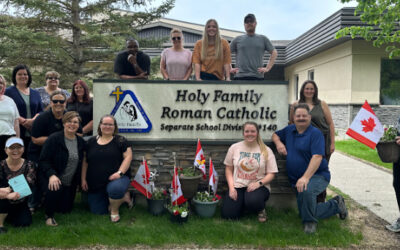 Holy Family Central Office Staff Gather to Celebrate ‘Going with God’