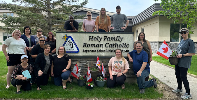 Holy Family Central Office Staff Gather to Celebrate ‘Going with God’