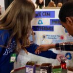 students share their learning at the Student Action for a Sustainable Future showcase