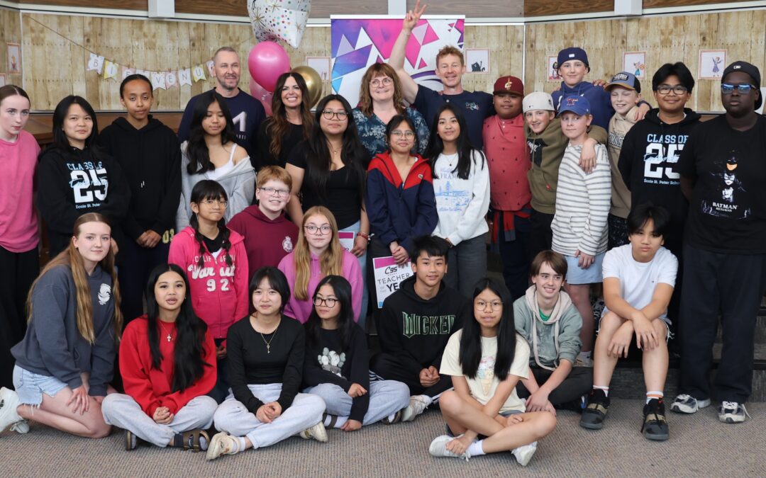 Mme. Brown receives Teacher of the Year honour
