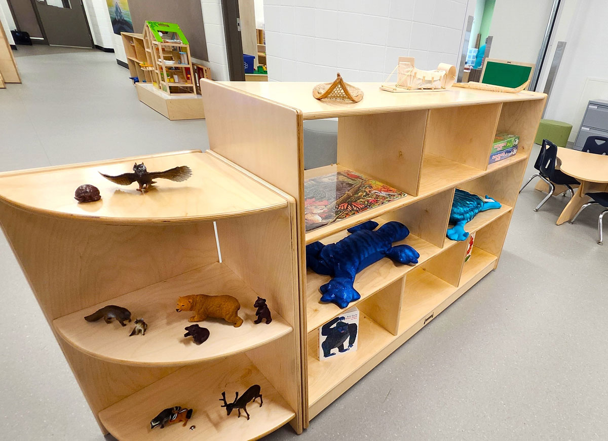 The school includes a room where Elders and Knowledge Keepers can share their culture and language.