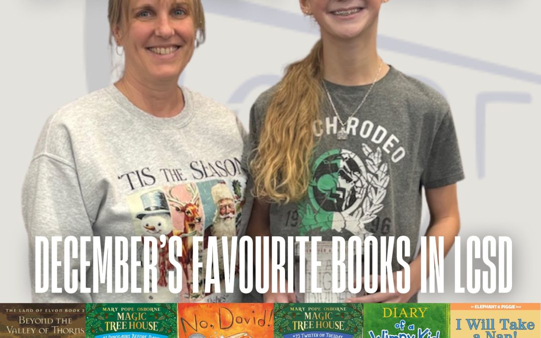 BOOKS BUILD BRAINS!
Even with the holiday hustle and bustle, LCSD students have