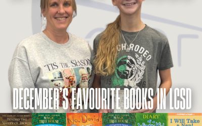 BOOKS BUILD BRAINS!
Even with the holiday hustle and bustle, LCSD students have