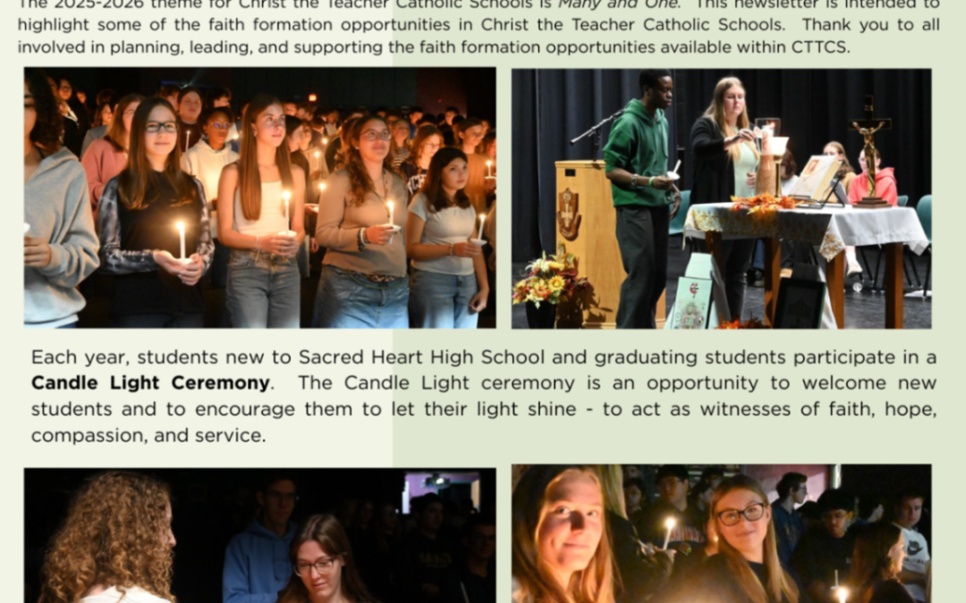 Many and One Newsletter – Christ the Teacher