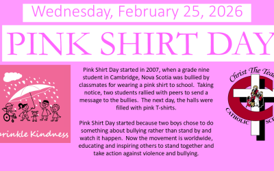 Pink Shirt Day – Christ the Teacher