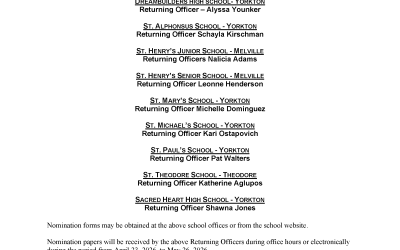 School Community Councils Call for Nominations 2026 – Christ the Teacher