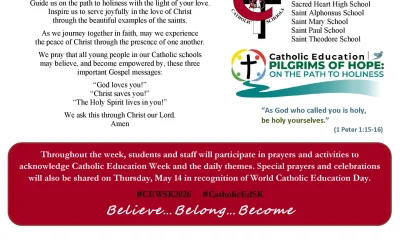 Catholic Education Week – Christ the Teacher