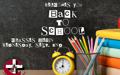 Welcome Back! – Christ the Teacher