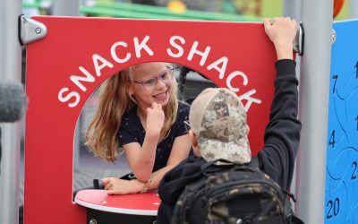 St. Anne School celebrates opening of accessible playground