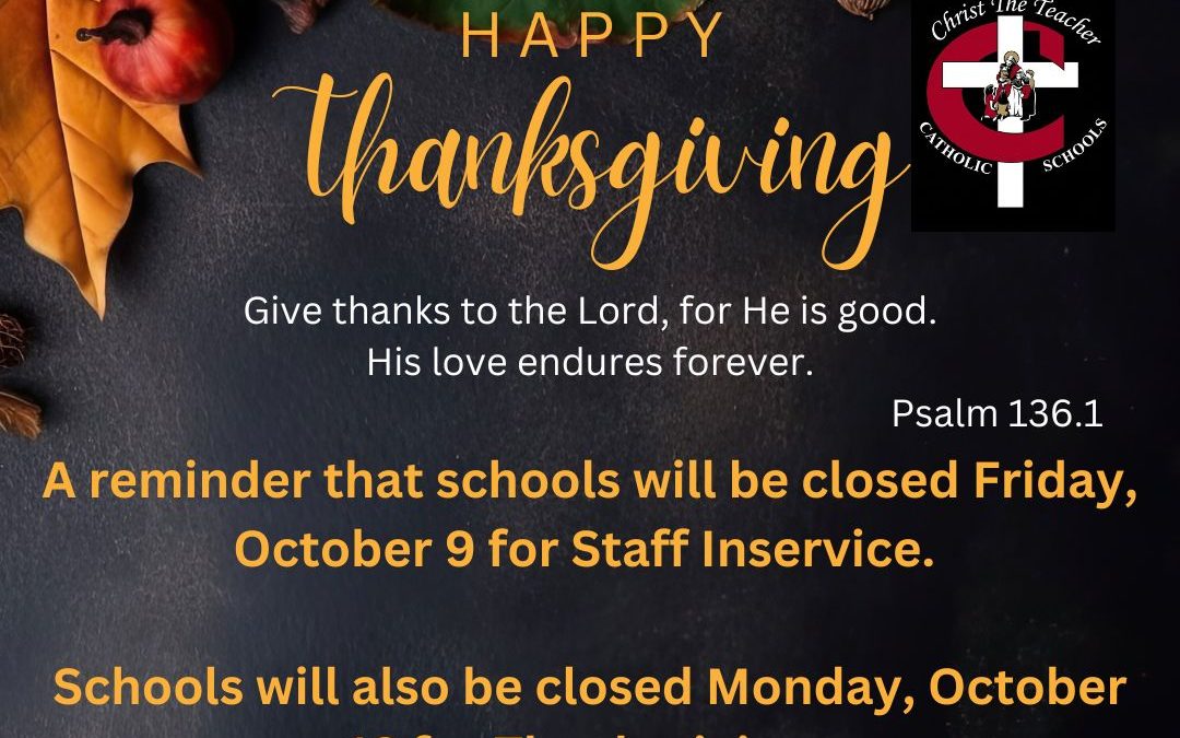 Happy Thanksgiving! – Christ the Teacher